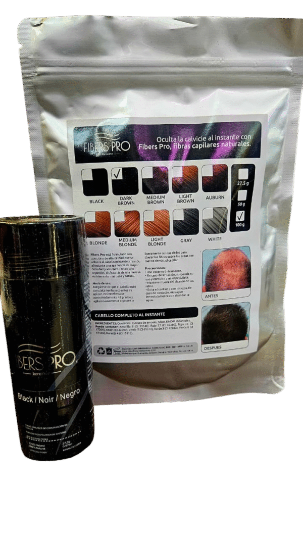 Pack promocion Fibers pro + Recarga 100gr